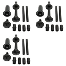 27 Pièces Séries Petite Fontaine Kit de Buse Fontaine D'Eau Têtes de Buse pour Bassin Fontaine Pompe Submersible Piscine