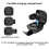 Wireless Scrolling Ring,Air Finger Ring Mouse with Touchpad, Scroller Remote Control for Camera/Selfie/Laptop B 8