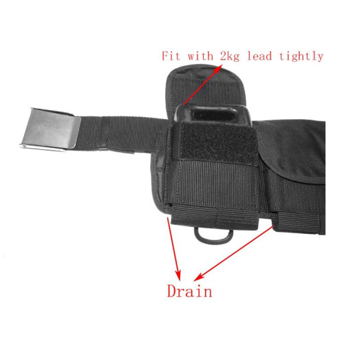 Adjustable Scuba Diving Weight Belt Quick Release Buckle Nylon Webbing Tech Dive Webbing Straps Harness Accessories B 2