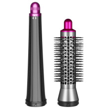 Small Round Volumizing Brush & Long Curling Attachment for Airwrap HS01/HS05 Dual Rotation Curling Iron B