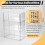 Acrylic Desktop Organizer Box High Transparent Multi-Function Display Figurine Ain Storage Box Clear Room Organizer 1