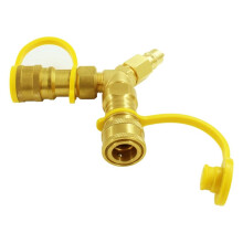 3/8Y Type Aardgas Snelkoppeling Y-Vormige Connector Geschikt voor Ovens/Pizzaovens