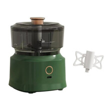 350ml Electric Garlic Chopper Food Processor with Usb Charging for Onions Meat and Spices with Food Mixer Green