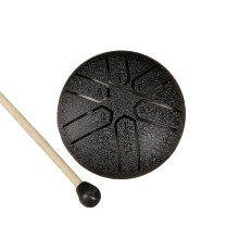 3 Inch 6-Tone Steel Tongue Drum Hand Pan Drums with Drumsticks Percussion Musical Instruments Drum Accessories C