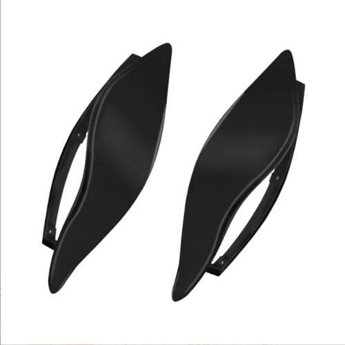 Motorcycle Windshield Side Wing Deflector Adjustable Air Deflector for  Touring Electra Street Tri Glide FLHX 2