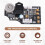 Dual Channel Volume Audio Board for  Game Gear Using ELNA Audio Capacitors, Max Double Volume Grey 2