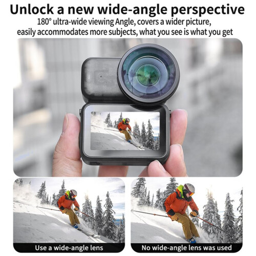 Wide-Angle Lens for  OSMO  Wide Lens Filter for  OSMO  Action Camera Accessory 2