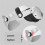 Adjustable  Strap with Frame for Meta Quest 3 / Quest 3S Comfort Pressure Relief VR Accessories White 7