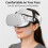 Adjustable  Strap for Meta Quest 2 VR Headset Improve Comfort Pressure Relief VR Accessories Black 7