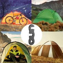 40Pack Guyline Tensioner Aluminum Alloy Tent Cord Paracord Tensioner Guy Rope Adjusters Cam Cord Tighteners Black