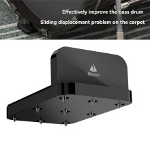 TXEsign Bass Drum Rug Anchor Acrylic Bass Drum Stopper Bass Drum Anti-Slip Base Accessory for Drum Mats, Rugs and Carpets