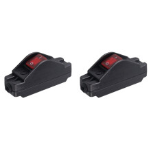 2X 16A 220V /Off Inline Cord Button Inline Cord for Electrical Appliances