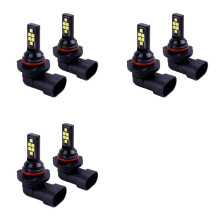 6X HB4 9006 LED Fog Light Bulb Advanced 3030 SMD Daytime Running DRL Lamp, Cool White 6000K