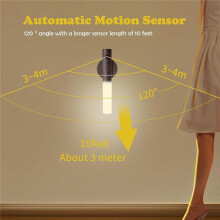 Rechargeable Wall Light Indoor Motion Sensor Night Light Portable Magnetic Wall Mounted Torch Lights for Bedroom