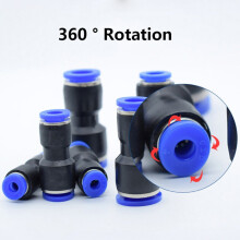 Pneumatic Reducer Fitting Straight Push-In 4-16 mm 8 mm to