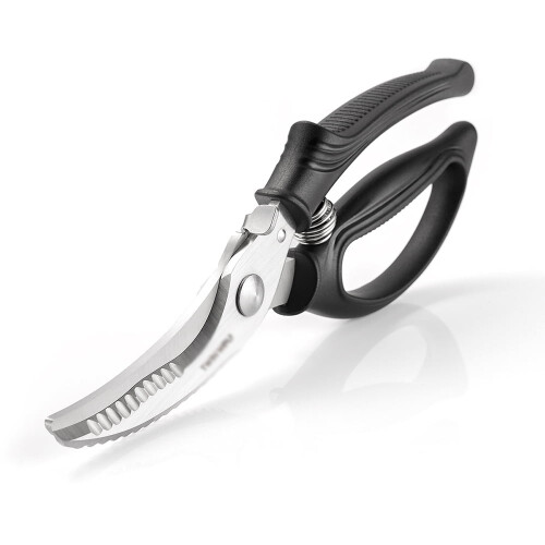 Kitchen Scissors for Meat Cutting Black 1 Pair
