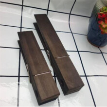 Clothes Peg Bath Towel Holder Wall Mounted Non-Slip Wooden Towel Holder for Hanging Multipurpose Easy Installation C
