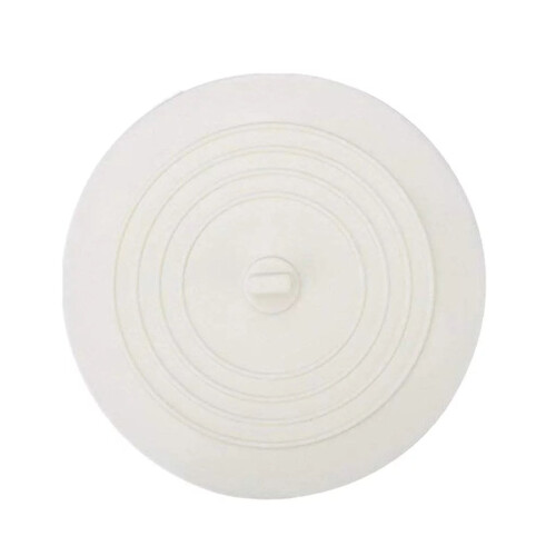 White Silicone Sink Drain Stopper with Strong Suction