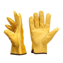 Men's Leather Work Gloves Cowhide
