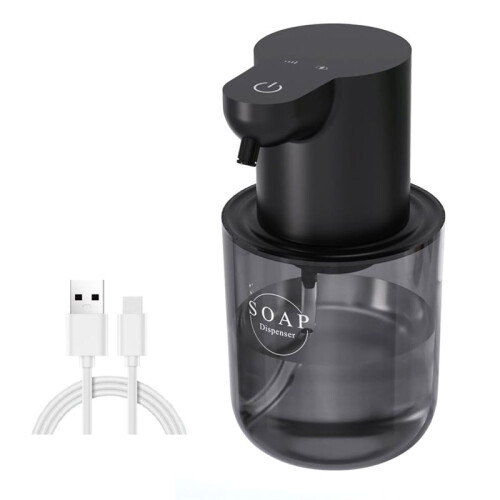 Automatic Foaming Soap Dispenser,4-Level Adjustable,Touchless,400ml Wall Mount Rechargeable Foam Hand Soap Dispenser