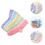 Thick Fleece Slippers 5 Pairs Assorted Colors 1