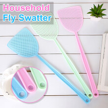 Plastic Fly Swatter Long Handle 3-Pack