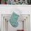 Ornament de Crăciun din material nețesut, verde, 44 cm 1