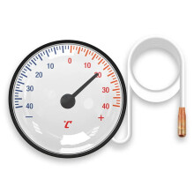 Dial Thermometer with 1.4M Capillary Tube 10-120