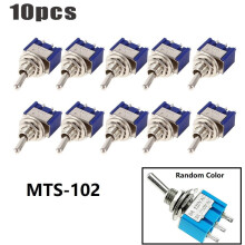 Interrupteurs Ă bascule miniatures SPDT 3 broches ON-ON 6A 125 V CA (paquet)