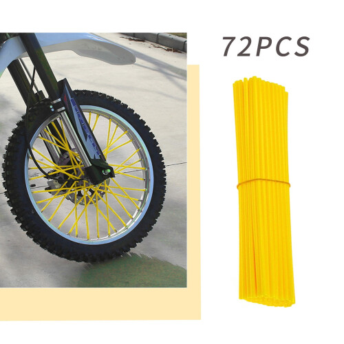 Plastic Wheel Spoke Covers for Motorcycle Bicycle 72 Pcs