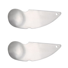 Cuillère coupe-kiwi en acier inoxydable (2 pièces)