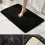 Χαλί Μπάνιου Memory Foam Μαύρο με Σχέδιο από Τούβλα 15,7x23,6 ίντσες 1