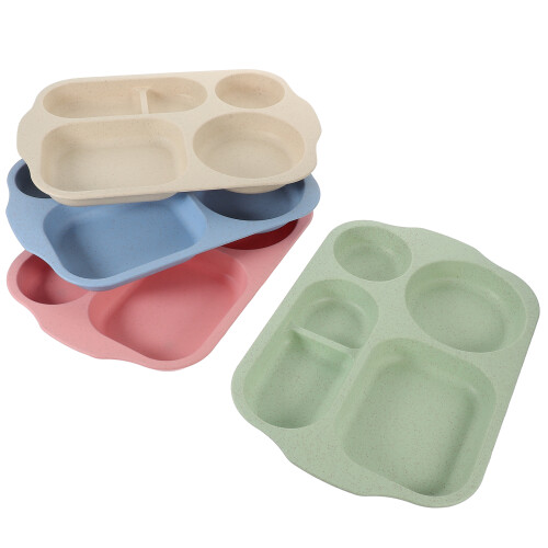 Assiette pour enfants à 4 compartiments