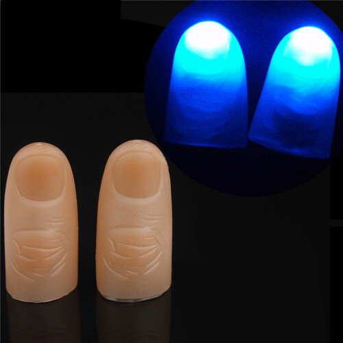 LED-Fingerringe für Kinder, 4,5 x 3 cm, 2 Paar