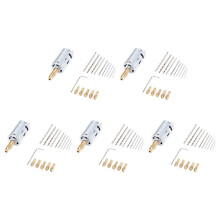 5X Electric Hand Drill Bit Set 12V Motor 0.5-3mm HSS Twist Drill Bit with 25Pcs Chuck Collets