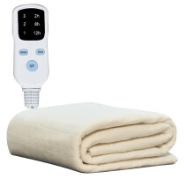 Surmatelas chauffant, format Queen, 3 niveaux de température, fonction mémoire, fonction préchauffage