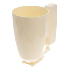 Distributeur de cupcakes en plastique beige (1 pièce)