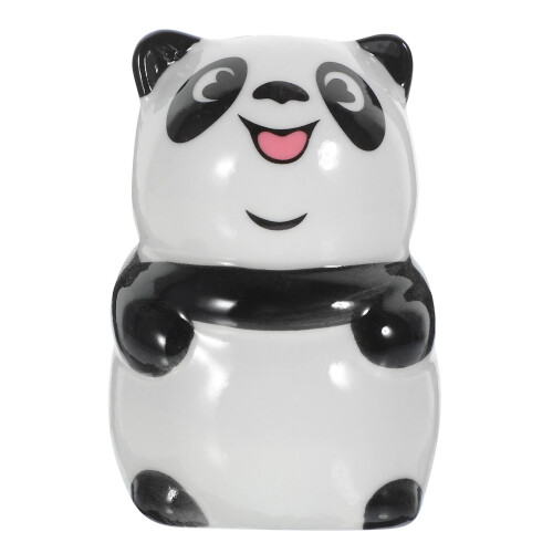 Κεραμική αλατιέρα Panda με ροζ θήκη για αλάτι Ιμαλαΐων