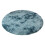 Tapete redondo EGYMEN roxo-azul de 81 cm (32 polegadas) antiderrapante e felpudo. 1