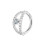 Titanium neusring met micro-zirkonia steentjes 1