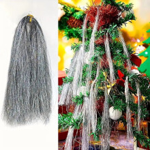 Orange icicle Christmas tree decorations 3000 pcs 18 inch
