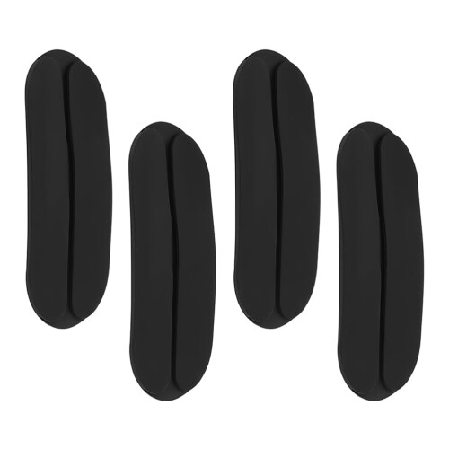 Invisible Shoulder Strap Protectors Black 4 Pcs