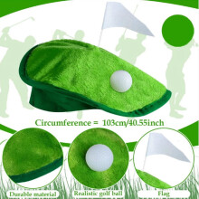 Golfbollsflagga baskerhatt unisex 1 styck