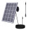 Black Solar Panel for Outdoor Security Camera Doorbell 3.3W 1