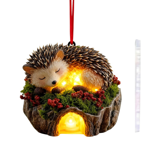Weihnachtsbaumschmuck-Set „Waldtiere“, Acryl, 10 cm