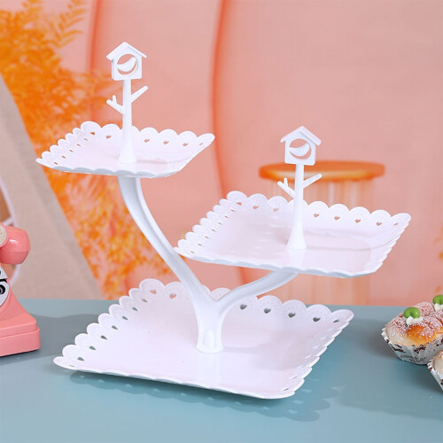 Présentoir à desserts à plusieurs niveaux, 3 étages