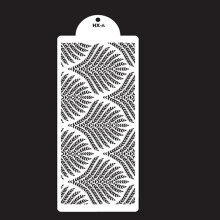 Pochoirs à gâteaux en plastique à motifs floraux et en dentelle ajourée
