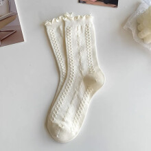 Women's Cotton Crew Socks Above Ankle 6 Pairs