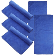 MUSEYA Wasbare Fleece Kooimatten, Microvezel Absorberend Pak (5 Stuks)
