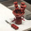 Cute Dessert Fruit Fork Household Tableware Ceramic Storage Tank Stainless Steel Small Fork Set 4